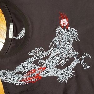 Dragon Embroidered Tee